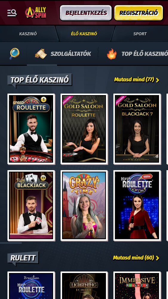 Allyspin Elo Kaszino