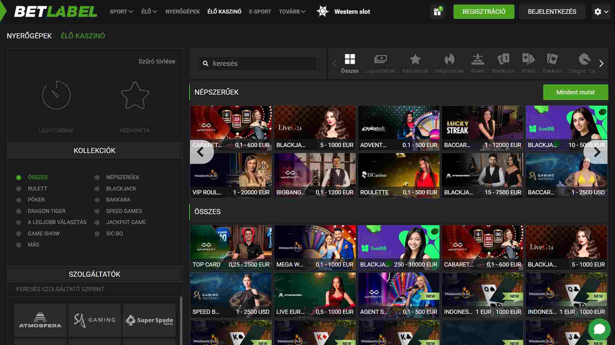 betlabel casino live
