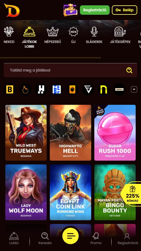 DragonSlots casino games