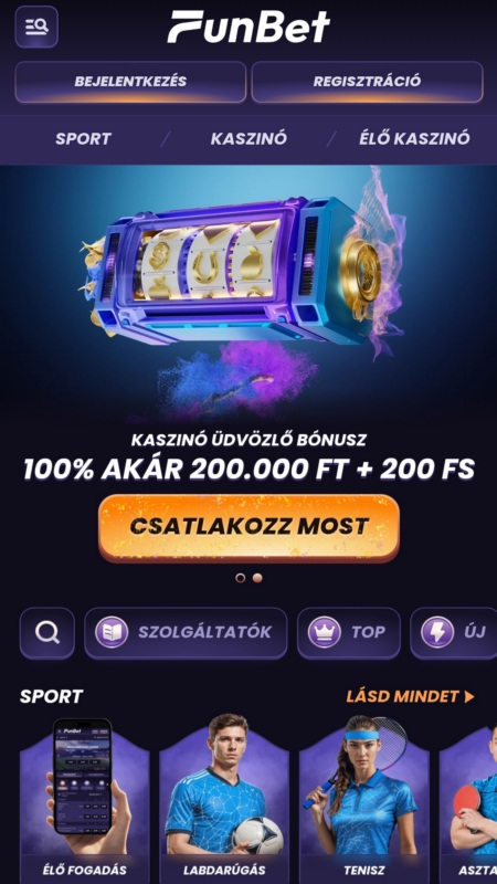 Funbet homepage