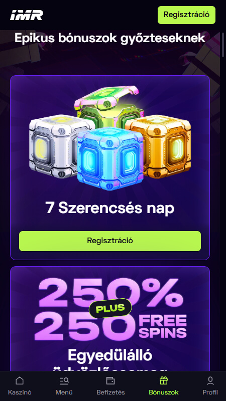 Immerion bonuses