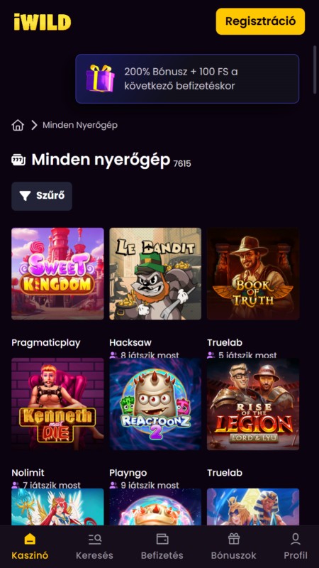 Iwild casino slots