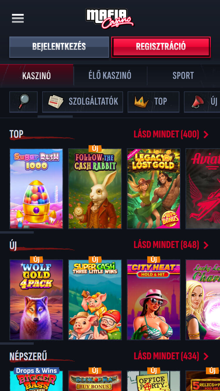 Mafia kaszinok