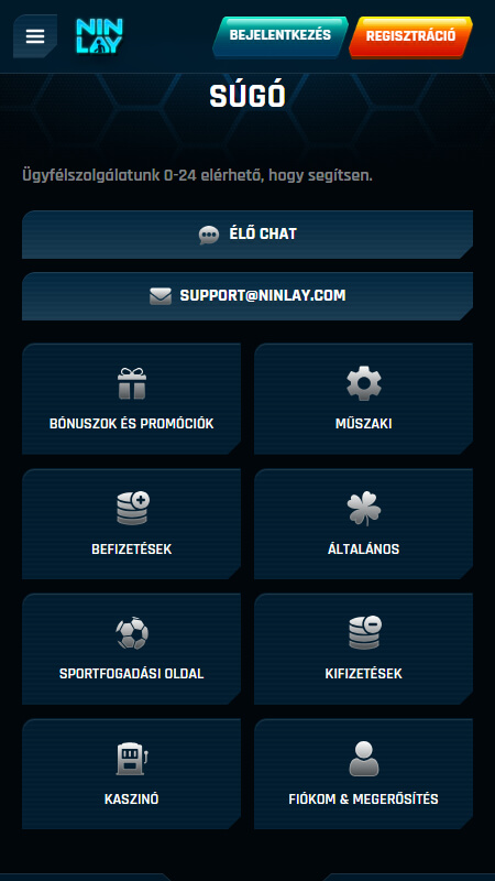 Ninlay technical support