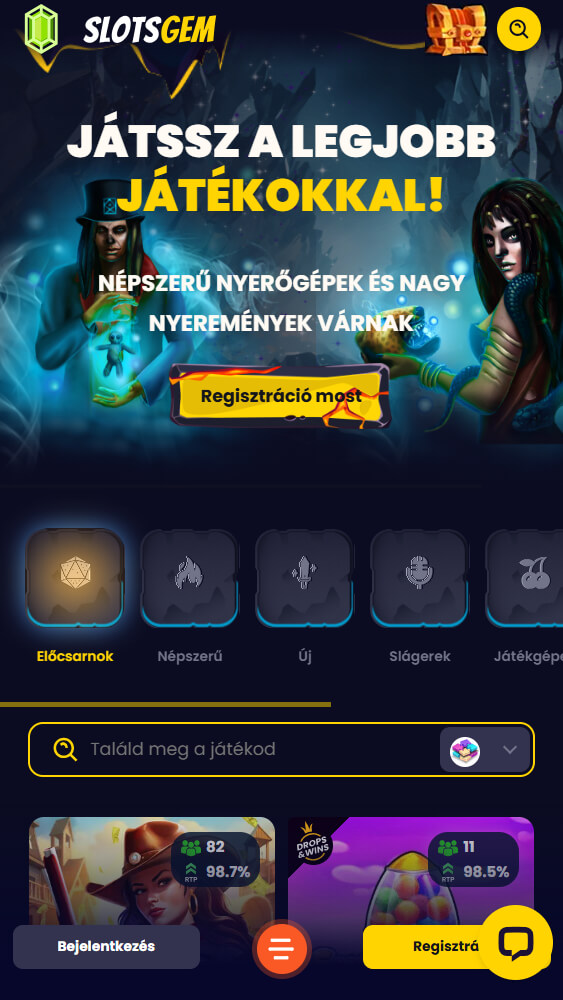 Szoftverszolgáltatók a Slotsgem-nél