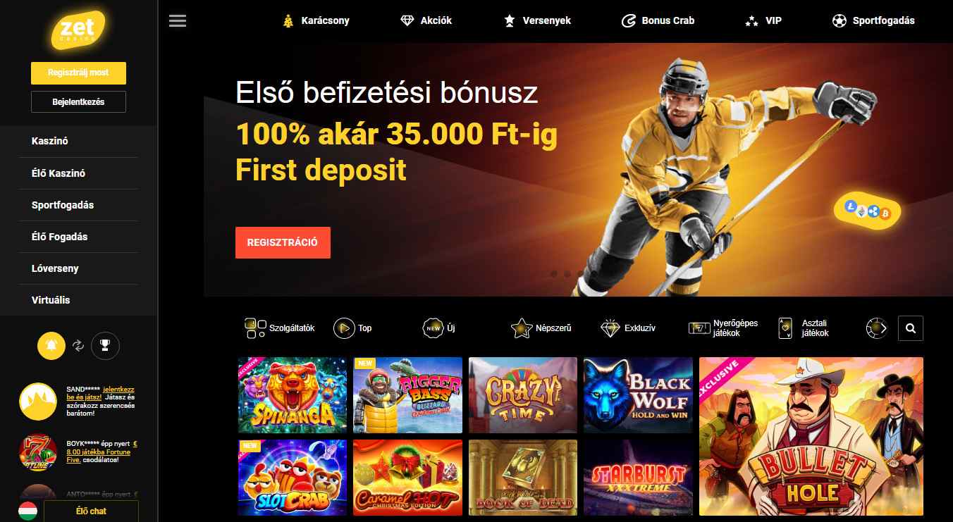 Zetcasino online 