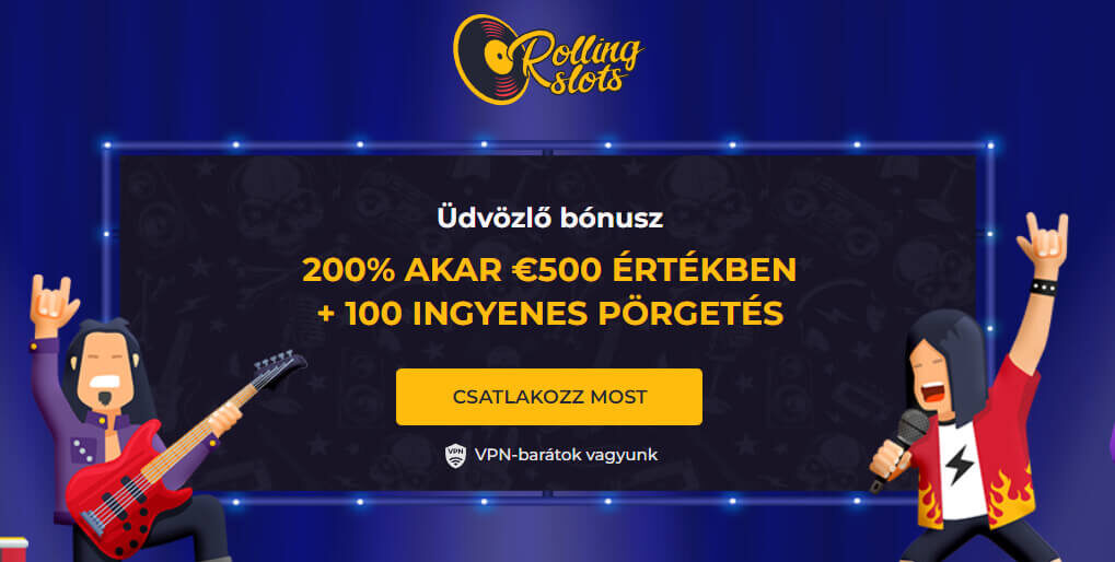 Rolling Slots bónusz