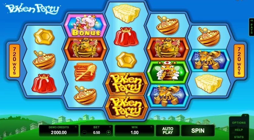 Pollen Party nyerőgépek