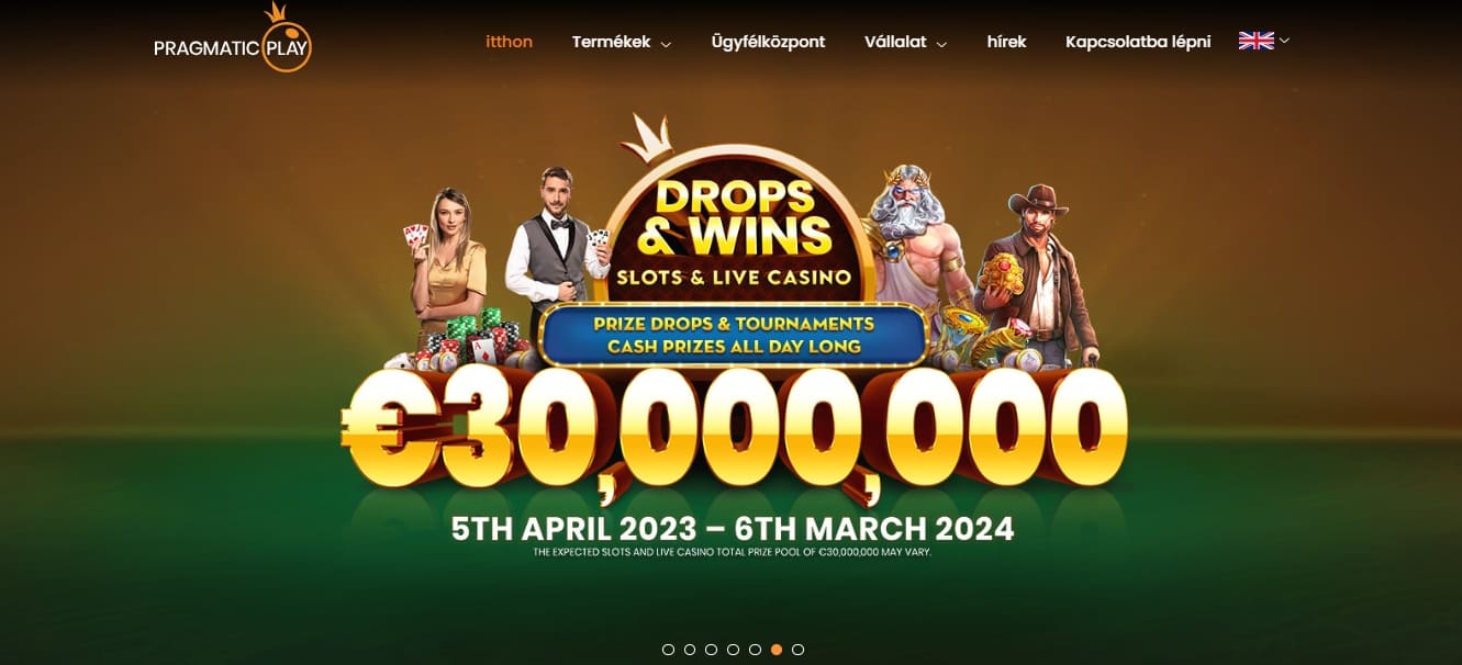 Pragmatic Play online szerencsejáték szolgáltató 