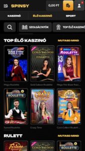 live casino spinsy magyarkaszinok