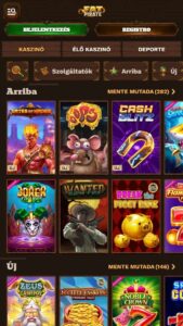 Fat Pirate kaszinó játékok