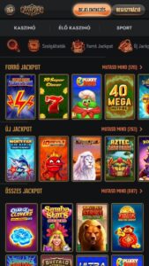 jackpot játékok