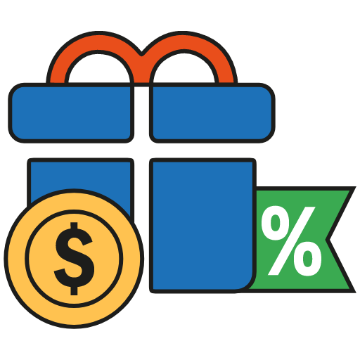 bonus and promotion icon