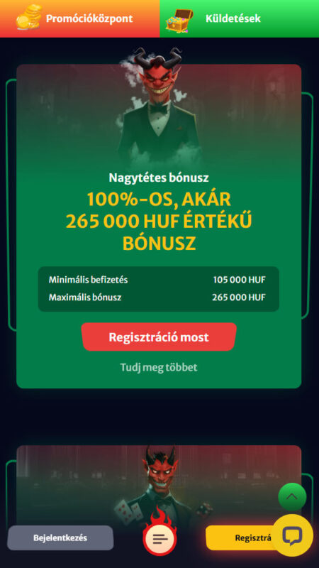 Bónuszok és promóciók a Hellspin kínálatában (DELETE)
