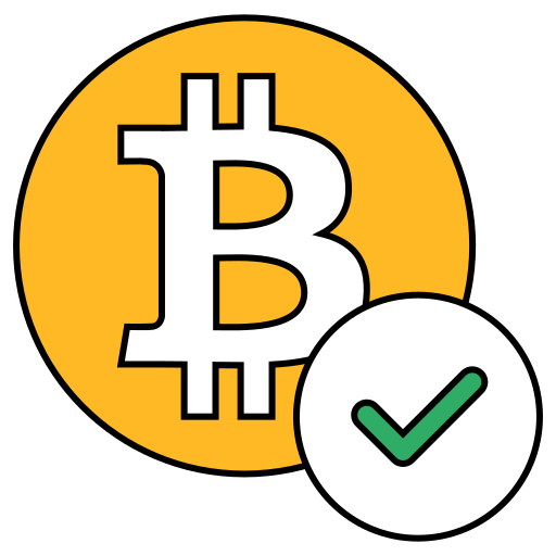 Crypto accepted icon