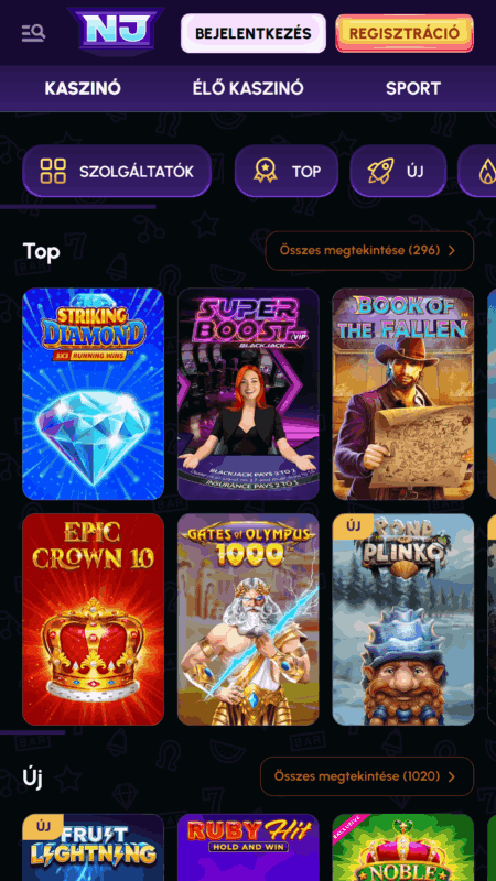 Nova jackpot homepage