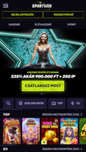 Sportuna Népszerű mobil online kaszinók