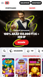 Supabet Casino honlapja Magyarországon