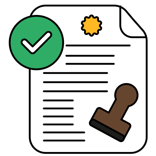 Verified license icon