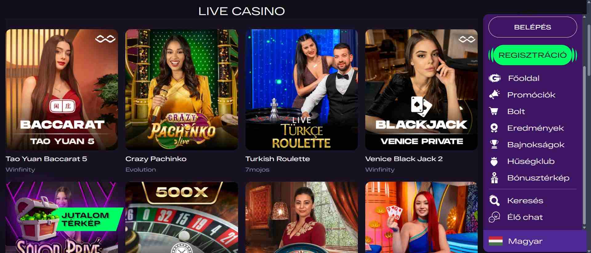 Társasjátékok a GlitchSpin-en