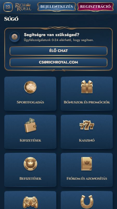 RichRoyal súgóközpont