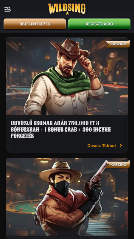 Bónuszok és promóciók a Wildsino-nál