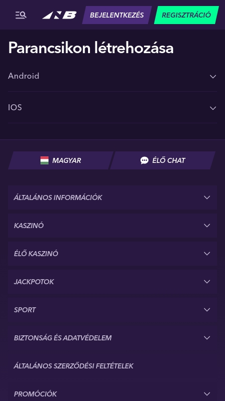 NaoBet mobile application
