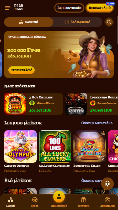 Playjonny kaszinó áttekintése