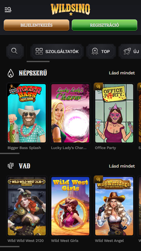 Wildsino kaszinó Bemutató