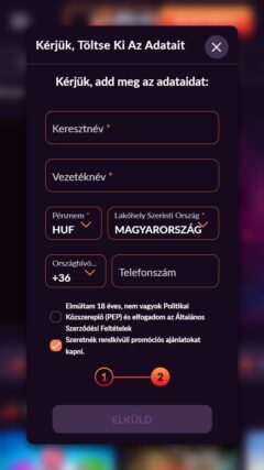 Fireball Casino regisztráció