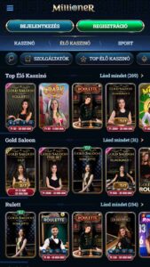 millioner live casino