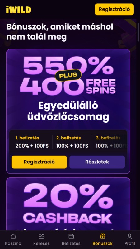 Iwild casino bonuses and promotions