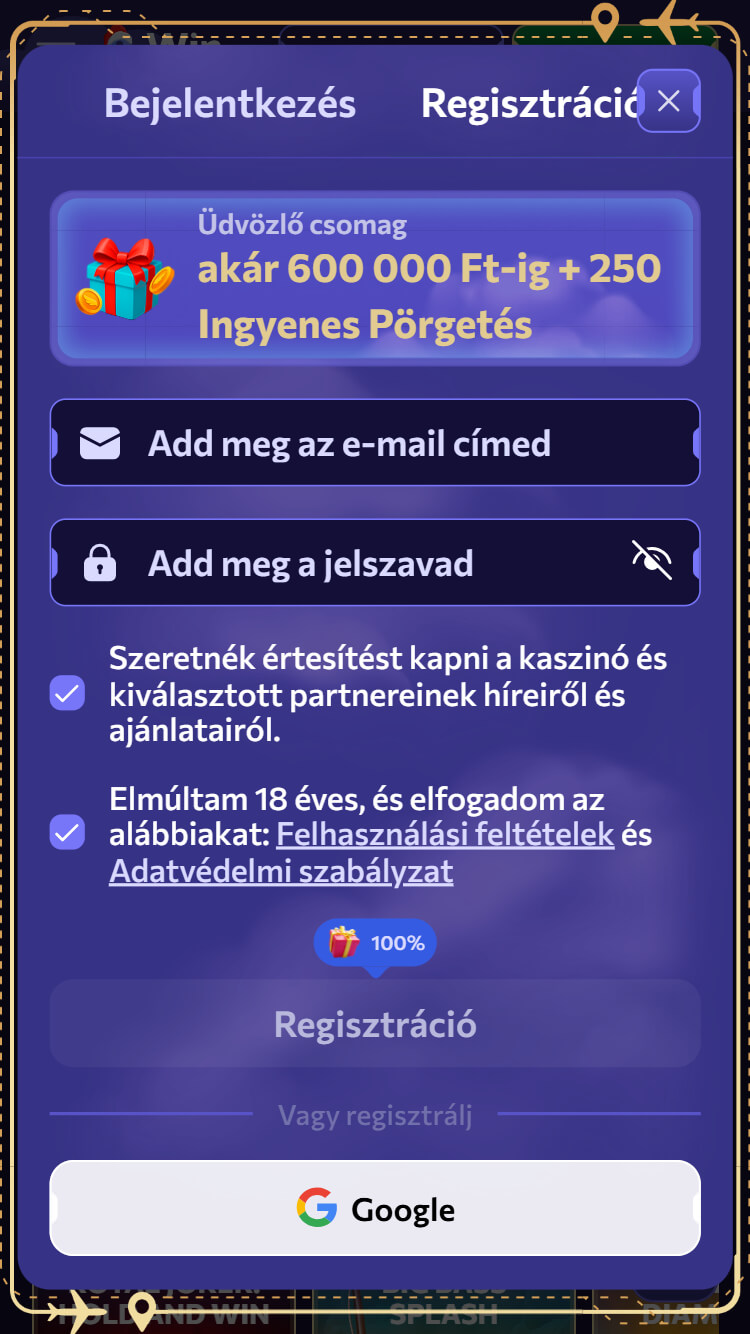 Winairlines registraciok