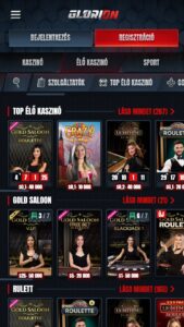 Élő játékok a Glorion