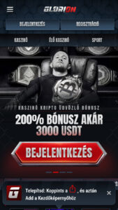 Mobil élmény a Glorion-nál