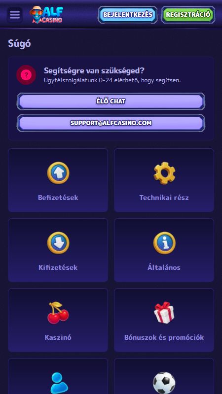 AlfCasino súgóközpont