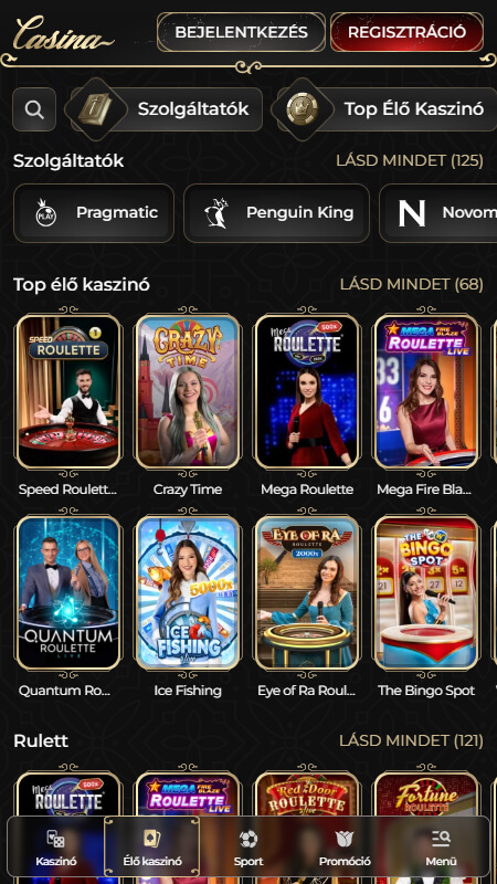 Casina Élő Kaszinó