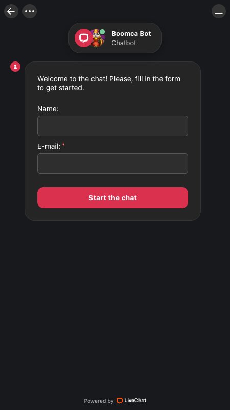 Boomerang élő chat